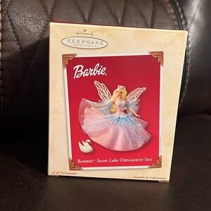 Barbie Swan Lake Ornament Set by Hallmark
